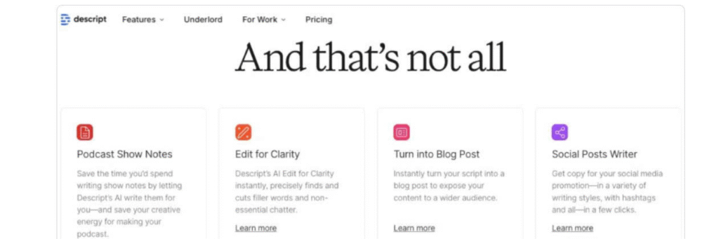 ElevenLabs vs Descript